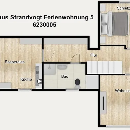 شقة Haus Strandvogt 5 لانغيوغ